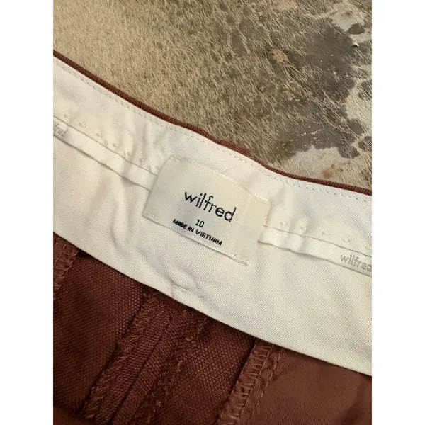 ARITZIA Wilfred The Effortless Short Linen Blend Long Size 10 - Image 4