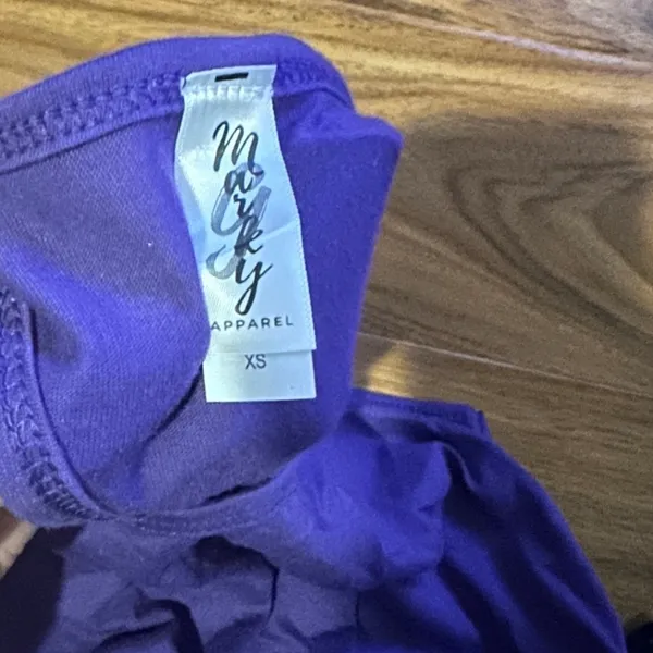 Marky G Apparel Tank Top Purple Size XS - Image 3