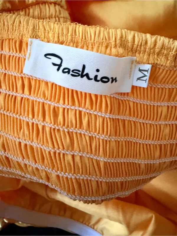 Cosplay Belle Golden Yellow Satin Ruched Gown - Image 4