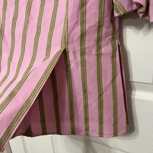 STINE GOYA Blouson Sleeve top - WALLPAPER STRIPES medium‎ puff - Image 6