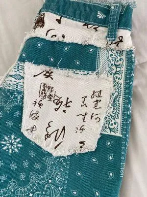 Patchwork pants - Image 3