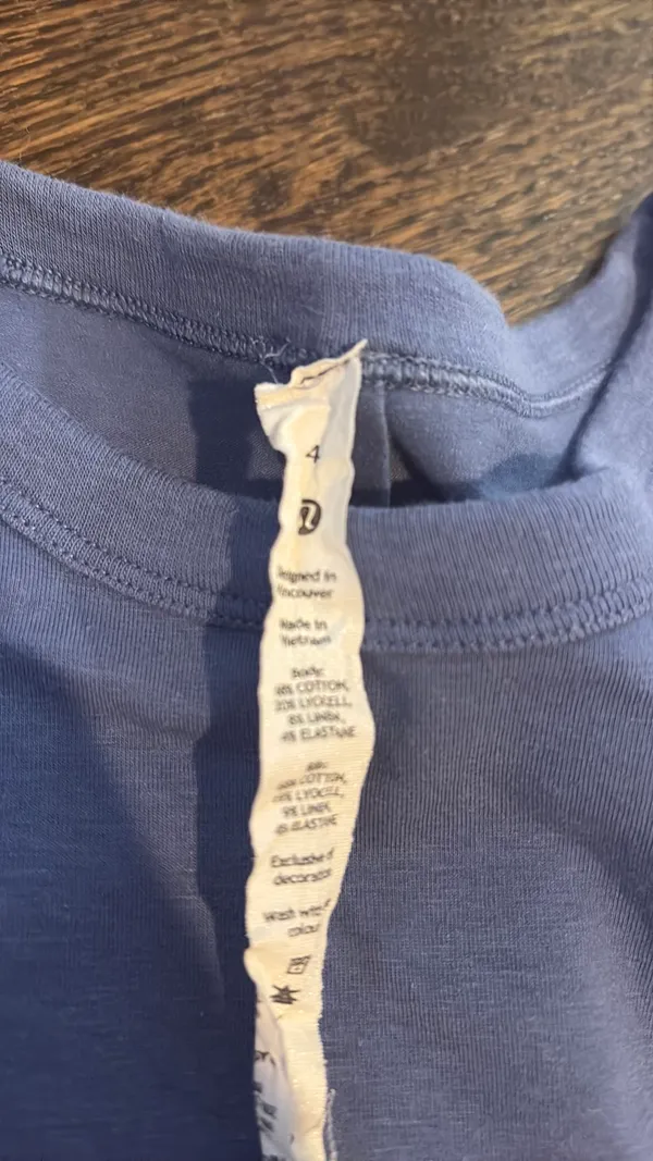 Lululemon Blue Long Sleeve Shirt - Image 3