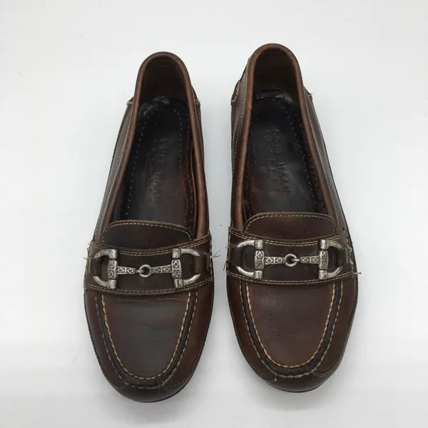 Vintage Cole Haan Country Horsebit Leather Loafers - Brown - 5.5 - Image 4