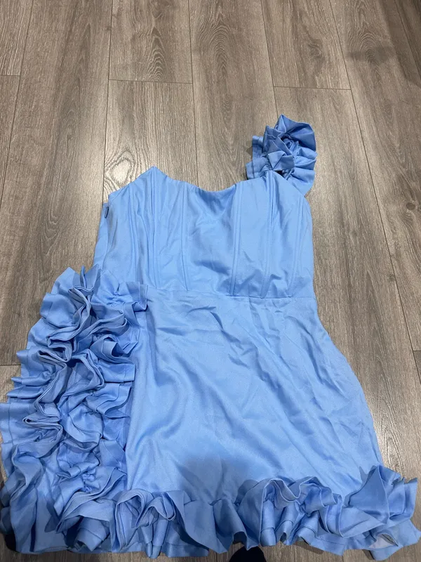 New Showpo Amalie The Label - Valencia One Shoulder Mini Dress Large MSRP $149 - Image 8