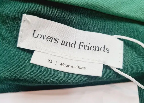 Lovers and Friends Boa Mini Dress in Green XS - Image 11