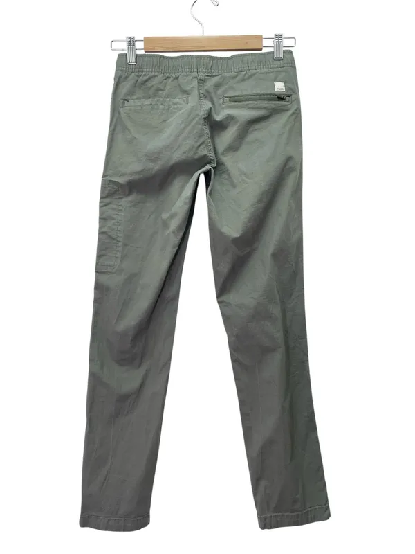 Vuori Ripstop Jogger Pants Women’s Sz XS Olive Green Organic Cotton Cargo VW401 - Image 3