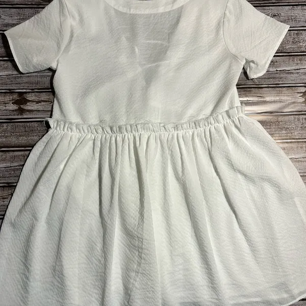 Hazel White Mini Rush Preference Dress Size Small - Image 3