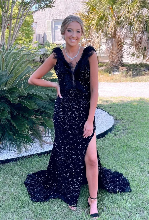 Alyce Paris Black Prom Dress - Image 2