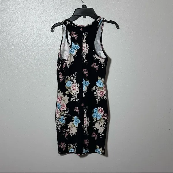 Papaya Women black Party Sleeveless floral Bodycon dress size‎ small - Image 6