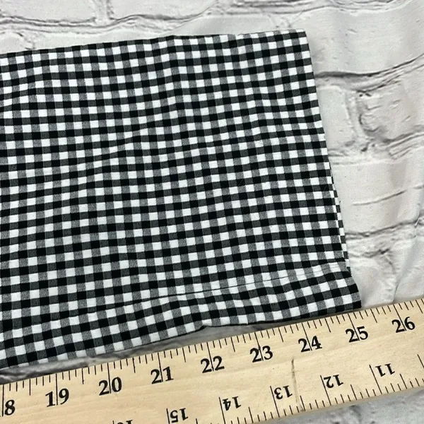 Lauren Ralph Lauren pants Black white Check Gingham print Size 10 - Image 12