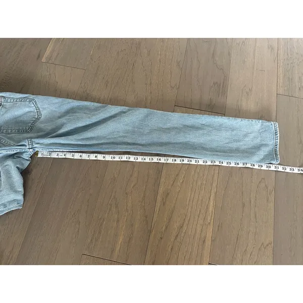 Abercrombie & Fitch High Rise Slim Straight Jeans Size 25 - Image 7
