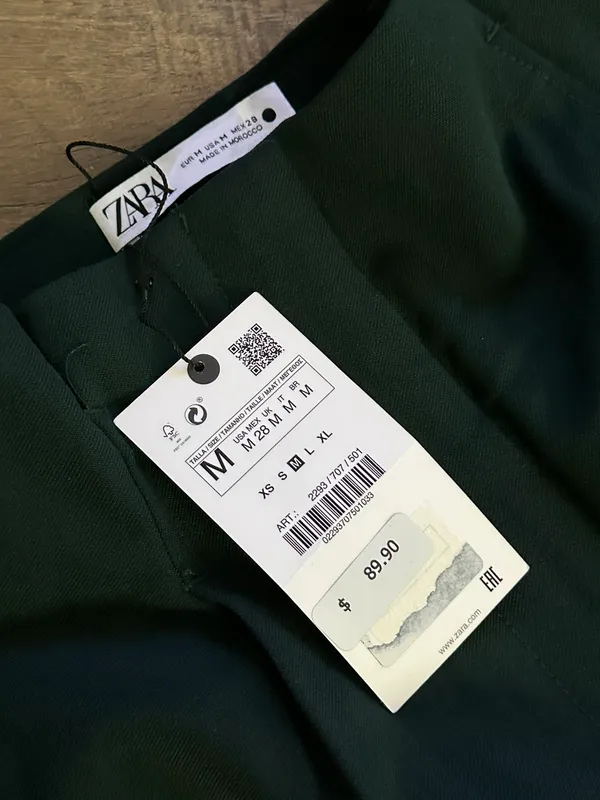 ZARA Nwt!  Wide Leg Pants - Image 2