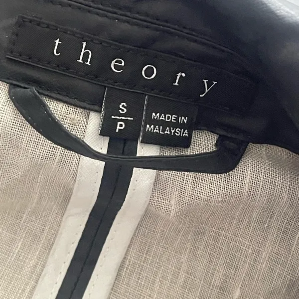 Theory Faux Leather Jacket - Image 11