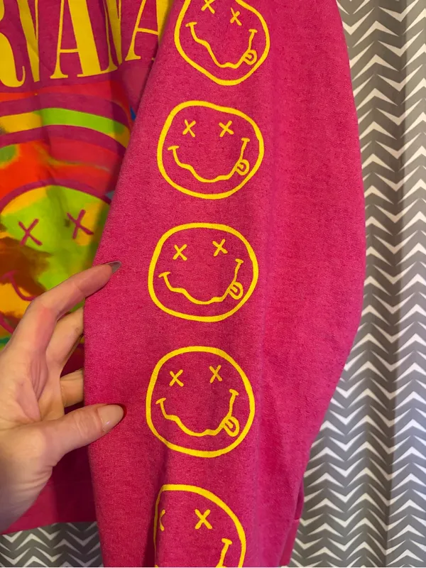 Urban Outfitters X Nirvana | Overdyed Crew Neck Sweatshirt, S/M - Image 4