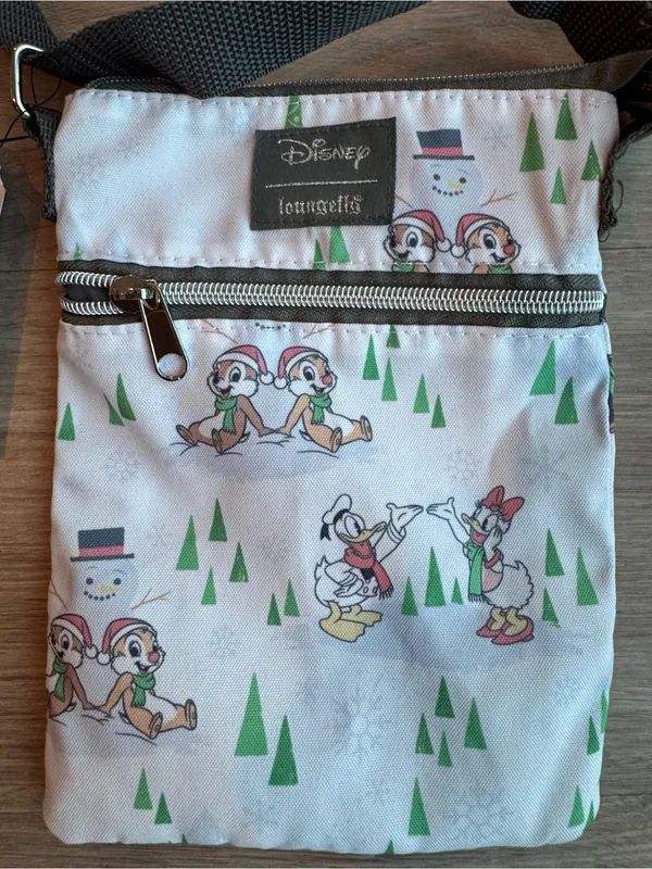 LOUNGEFLY Disney Winter Friends Crossbody Bag NWT - Image 2