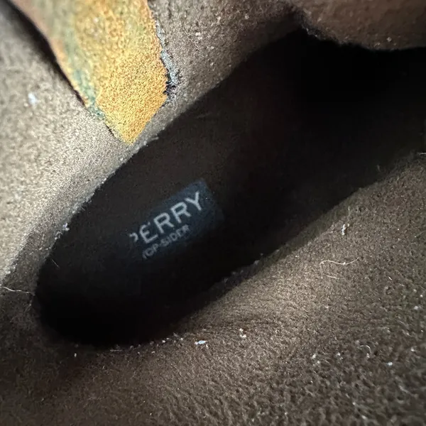 Sperry Women's 7.5 Duck‎ Boots Brown Leather Rubber Waterproof Winter Rain Boots - Image 12