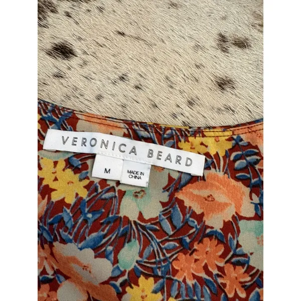 Veronica Beard Malea sports‎ bra Size Medium Floral Print - Image 3