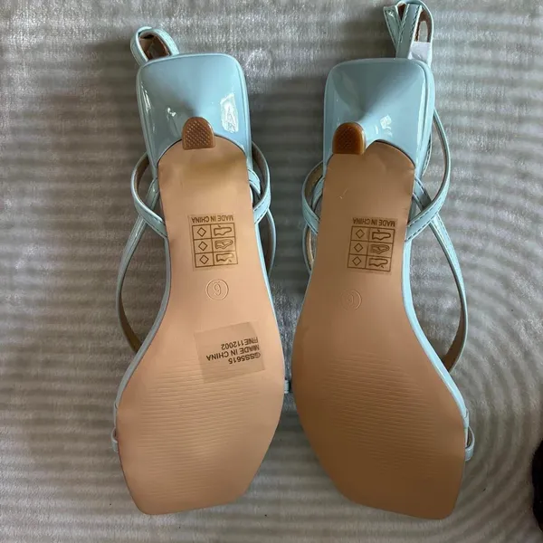 & Other Stories Pretty Light Blue Kitten Heels - Image 6