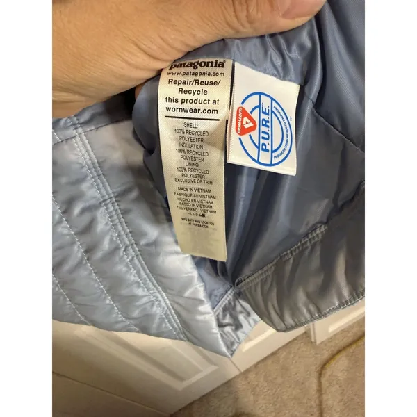 PATAGONIA Women Nano Puff Vest Jacket S “THERMAL BLUE”—Insulated - Image 4
