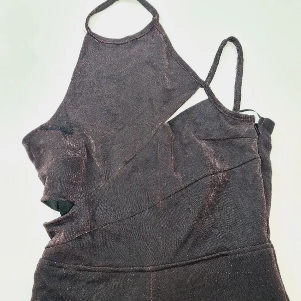 Superdown Tia Cut Out Jumpsuit in Wine Small - Image 6