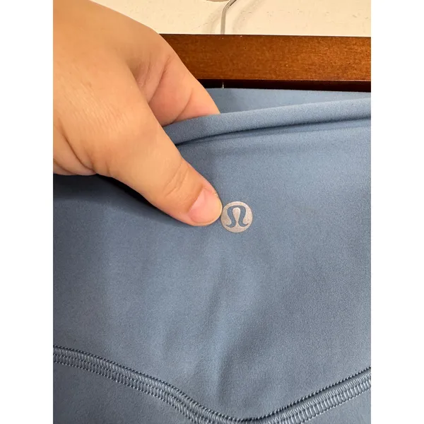 Lululemon Align High-Rise Short 6" Blue Yoga Biker Shorts Size 4 W7BT3S - Image 3