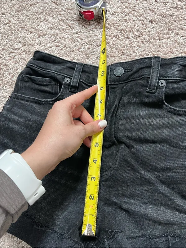 American Eagle Denim High Rise Shorts - Image 8