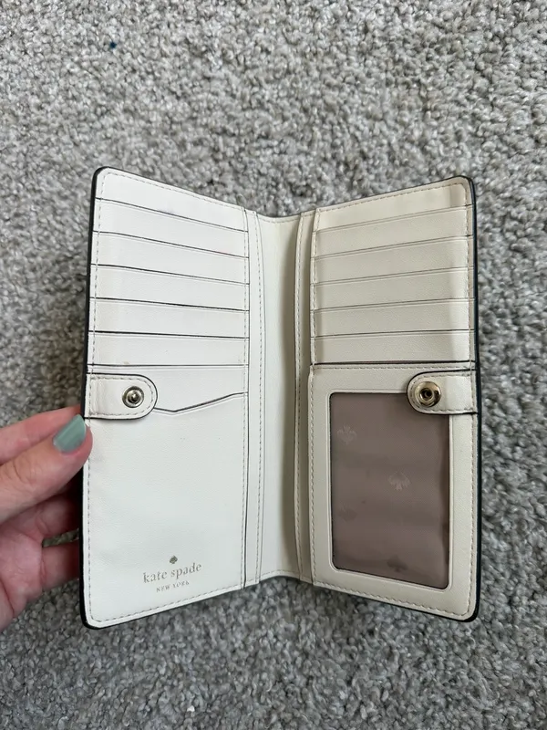 Kate Spade Wallet Leather White - Image 2