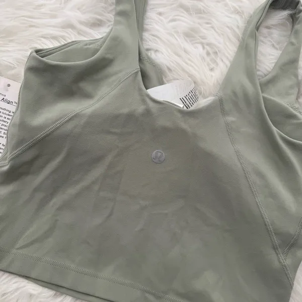 Lululemon Align Tank Top Fog Green Size 4 - Image 7