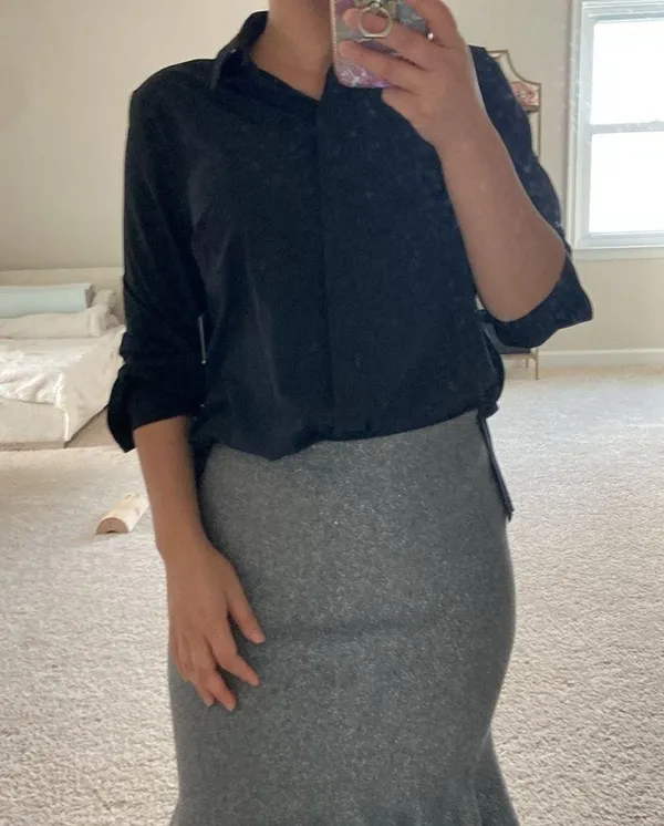 button up shirt. Fits s - Image 9