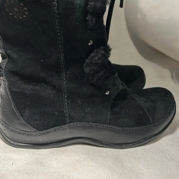The North Face 620179 Abby III Insulated Winter Boot Leather Women's Size 8. - Image 4