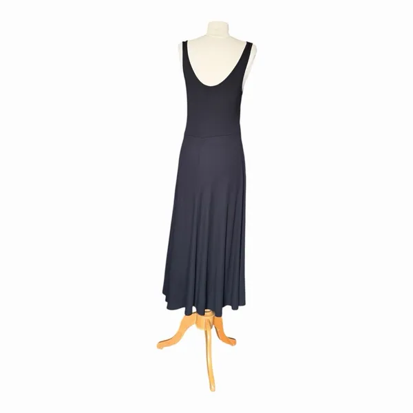 Marine Layer Lexi Rib Fit & Flare Midi Dress Black Medium NWT - Image 9