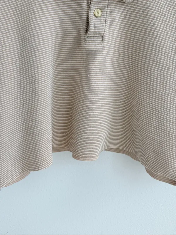 Geoffrey Beene cropped polo shirt - Image 5