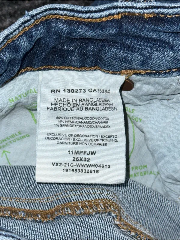 Wrangler Retro High Rise Trumpet Super Flare Bell Bottom Jean 26x31 Western Boho - Image 9