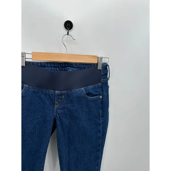 Old Navy Maternity‎ O.G. Straight Jeans Women 0 Front Low Panel Pregnancy - Image 4