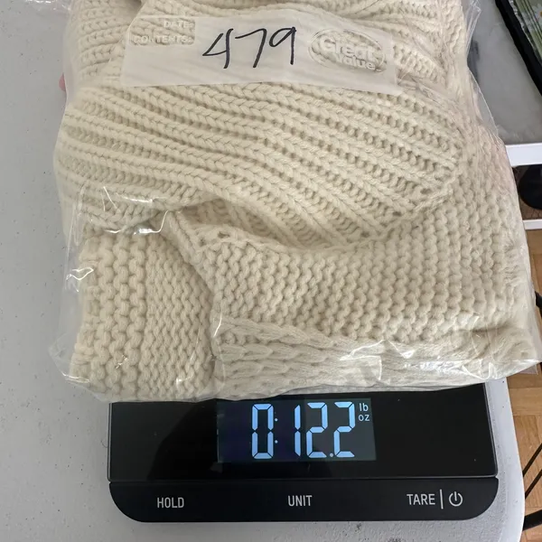 Cream Cable Knit Turtleneck Sleeveless Sweater Vest Women's Small Cozy‎ Casual - Image 8