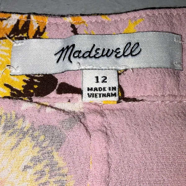 Madewell Pink Wisteria Dove Dutch Dandelion Floral Twiggy Wrap Midi Skirt 12 - Image 7