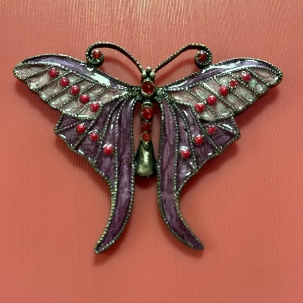 Pocket Purple Worry Butterfly - Image 2