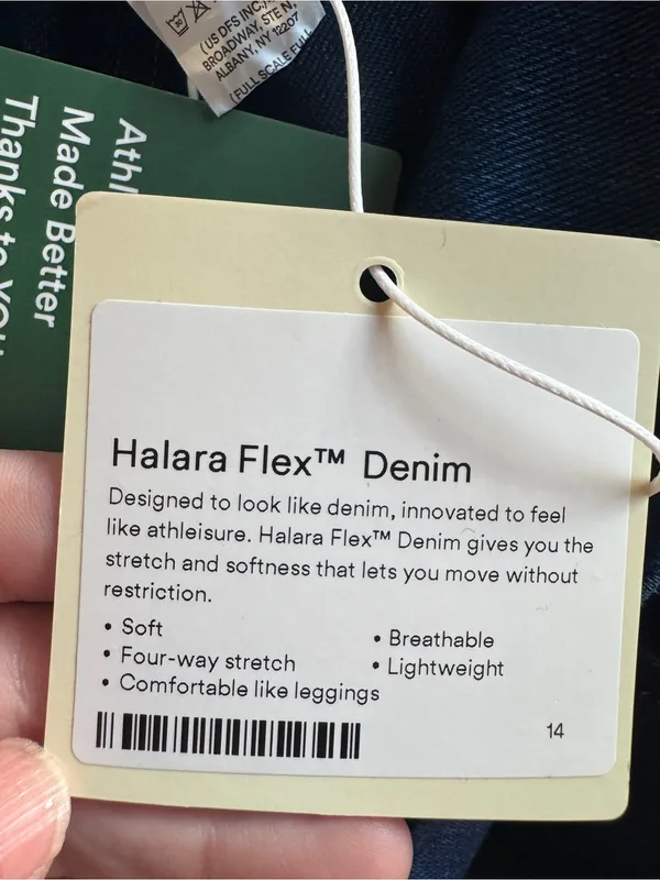 Halara Flex High Waisted Crossover Pocket Washed XL Casual Jeans, NWT Stretchy - Image 6