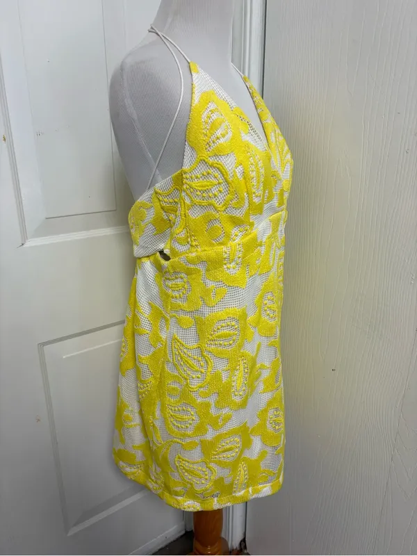 Anthropologie Maeve Floral Strappy Mini Dress - Image 3