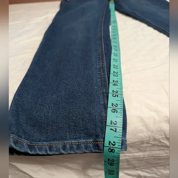 NWT Seven 7 High Rise Straight Leg 90s Jeans W4 Dark Wash - Image 9
