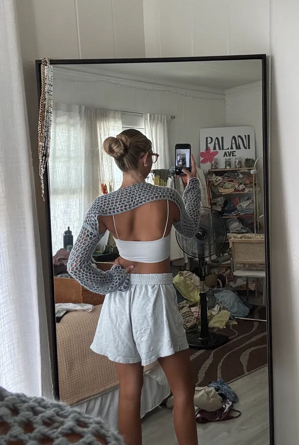Croché Arm Sweater - Image 2