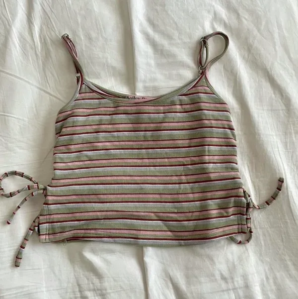 Striped Crop Cami - Image 3