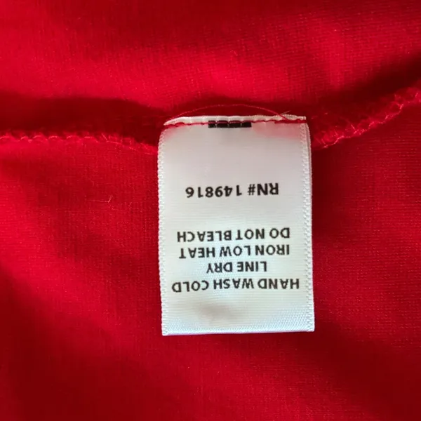 VICI‎ Red Long Sleeve Faux Wrap Side Tie Mini Dress DD7228VC Womens Medium - Image 6