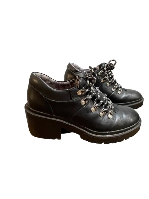 Jellypop Chunky Oxford Platform Shoes - Image 8
