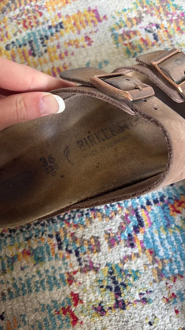 Leather Birkenstock Sandals - Image 6