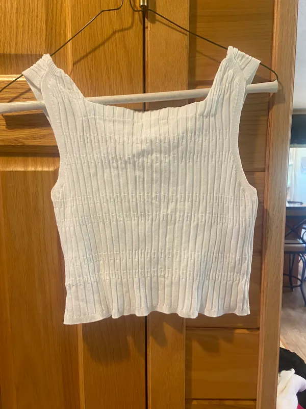 Allie Rose White Tank Top - Image 2