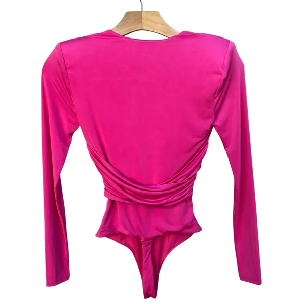 Lovers + Friends Anya Long Sleeve Pink Bodysuit Women’s X-Small - Image 11