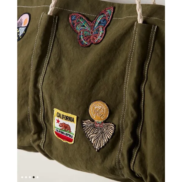 Free People Been There Badge Tote Bag NWT - Image 3