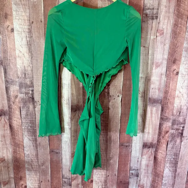 Tiger Mist Sunnie Green Cutout Dress Size‎ Small - Image 3