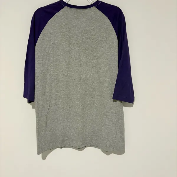 Nike Clemson Tigers just do it Raglan Baseball T-Shirt grey women’s‎ XXL - Image 2